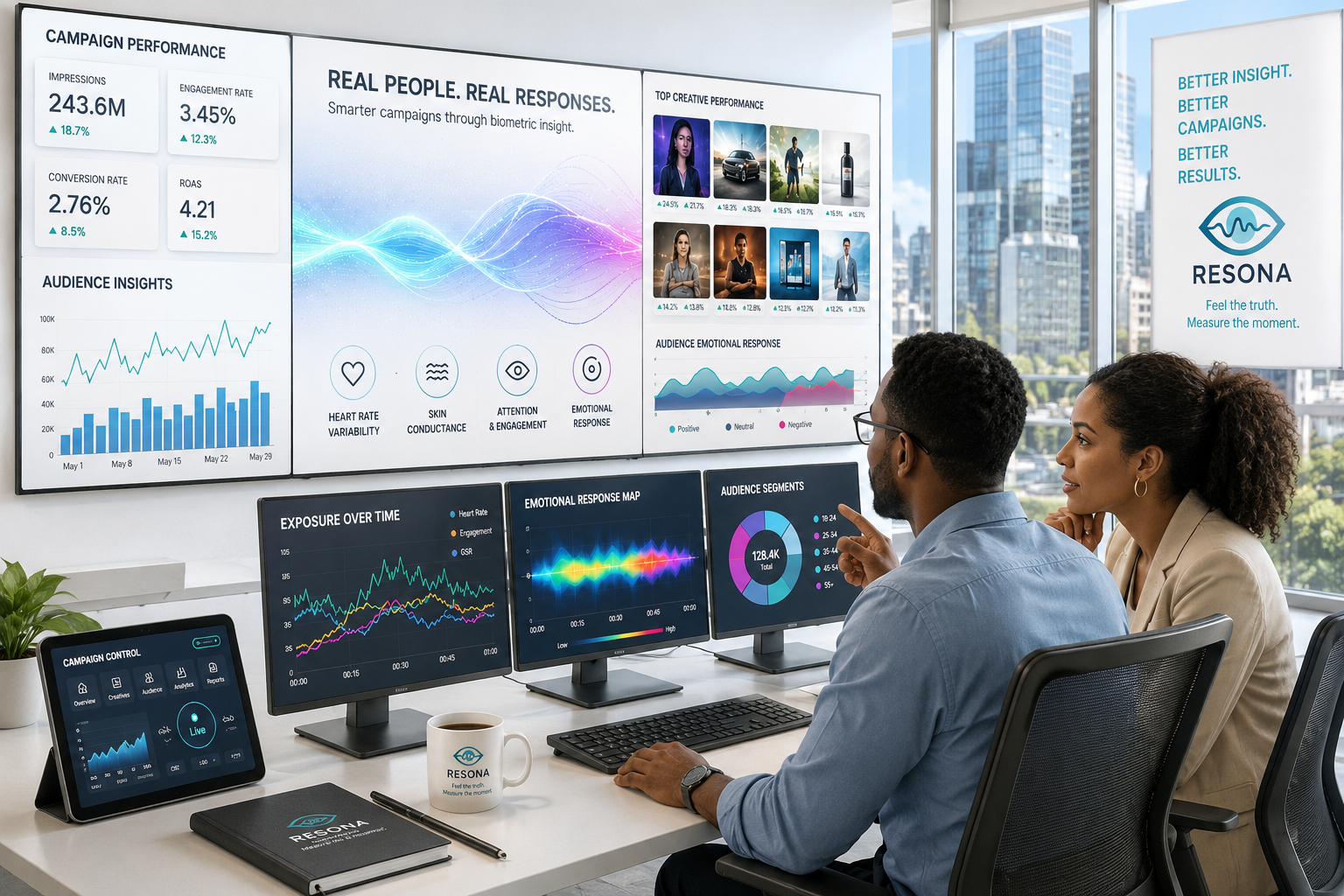 Media and advertising analytics command center